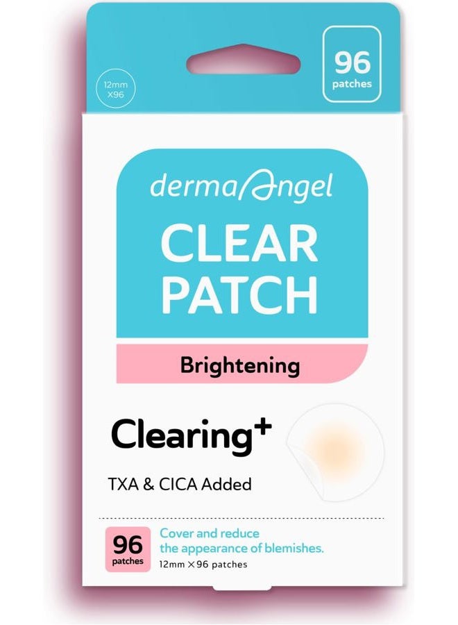 DERMA ANGEL Acne & Post Acne Patches - Hydrocolloid Pimple Care with TXA & CICA for Active Acne & Post-Inflammatory Dark Spots - Day and Night Use - UPGRADED (Post Acne - 96 Count - 1 Size) - Image 1