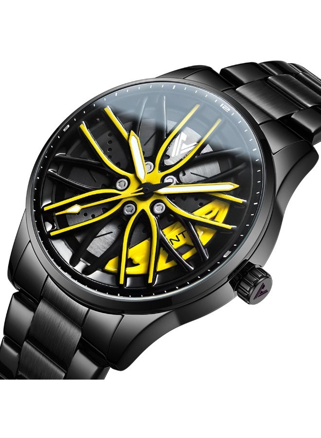 ڤوغ فينيو ساعة VANTE Series للرجال هيب هوب على شكل عجلة السيارة من VOGUE VENUE - VNT010 - Image 2