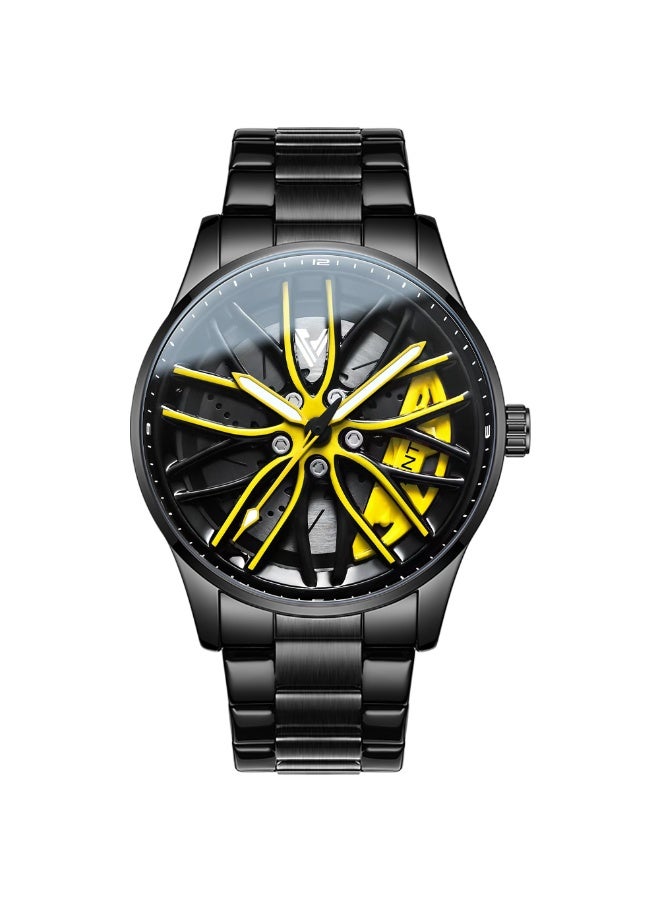 ڤوغ فينيو ساعة VANTE Series للرجال هيب هوب على شكل عجلة السيارة من VOGUE VENUE - VNT010 - Image 1