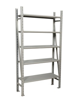 RIGID Steel Display Utility Rack GREY 202x110x38.5cm  - Image 1