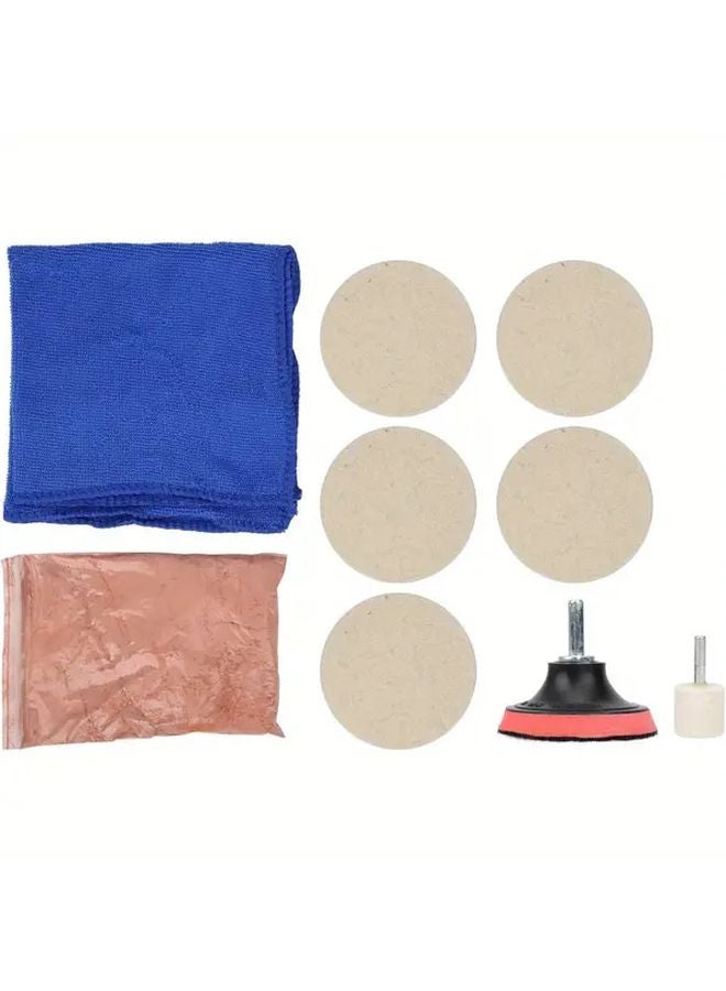 Variant Color Glass Polishing Kit 100g Cerium Oxide Powder Car Windscreen Scratch Remover - Image 1