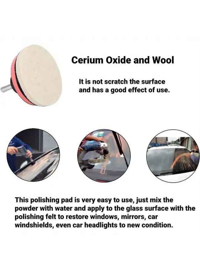 Variant Color Glass Polishing Kit 100g Cerium Oxide Powder Car Windscreen Scratch Remover - Image 3