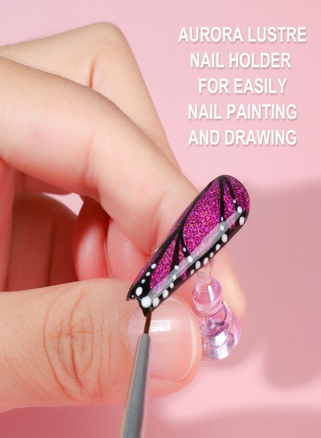 Fandamei Nail Stand, 3 Set Nail Art Stand for Press On, Nail Holder for Painting Nails, Press on Nail Stand for Practice, Magnetic Acrylic Nail Design Stand for Display with Double-sided Tape - Image 4