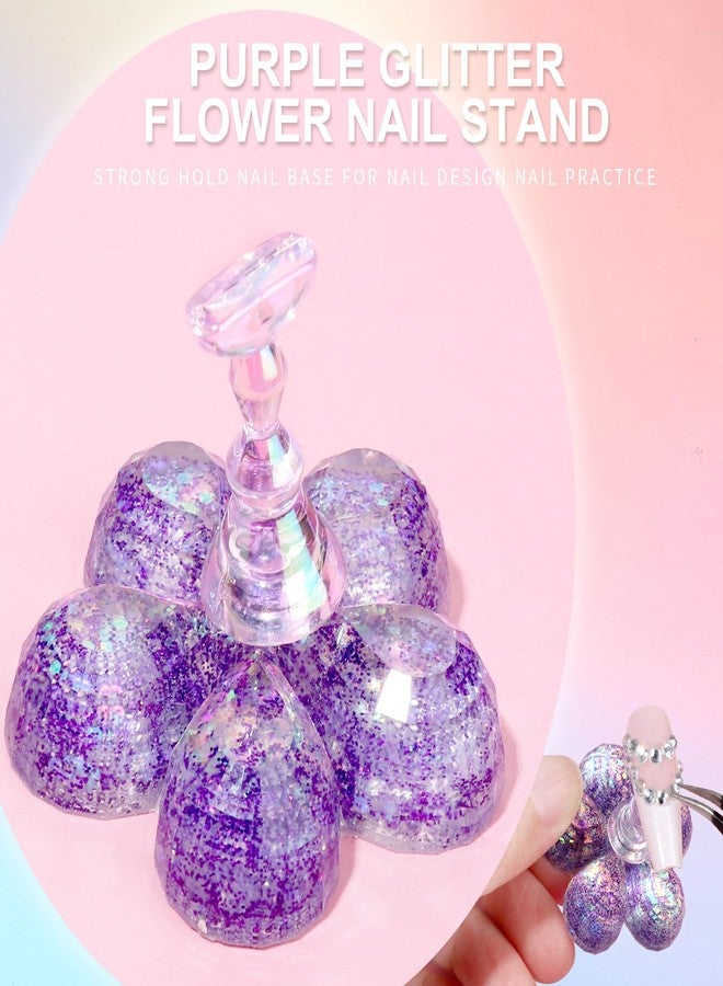 Fandamei Nail Stand, 3 Set Nail Art Stand for Press On, Nail Holder for Painting Nails, Press on Nail Stand for Practice, Magnetic Acrylic Nail Design Stand for Display with Double-sided Tape - Image 5