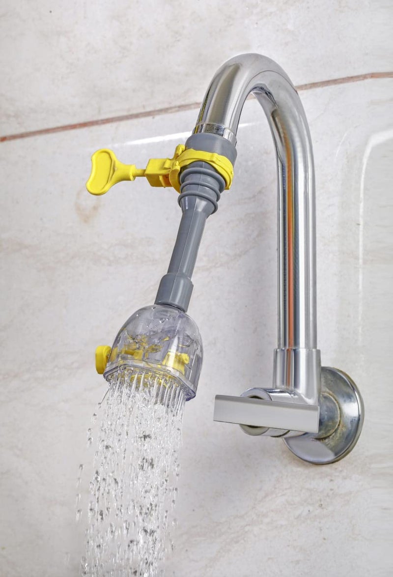 Shopping Tadka Shopping Tadka Water Tap Extender Adjustable 360 Degree Valve Aerator for Sink Kitchen and Home 2 Mod Water Regulator Shower Sprinkler Tap with Fitting Cap - Image 3