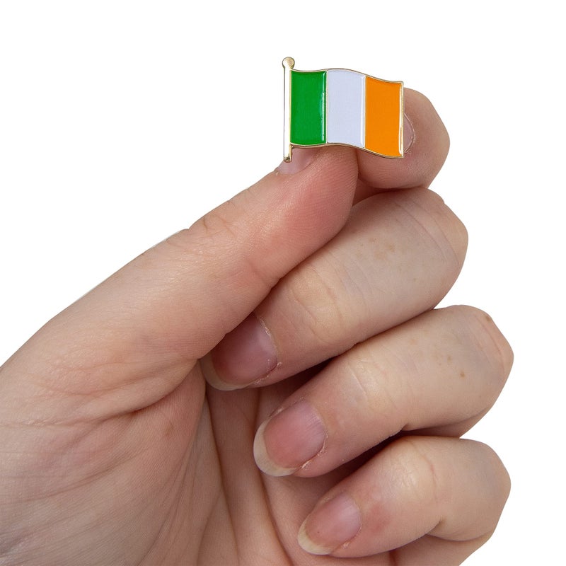 Desert Cactus Ireland Lapel Pin Country Enamel Made of Metal Souvenir Hat Men Women Patriotic Irish (Waving Flag Lapel Pin) - Image 4