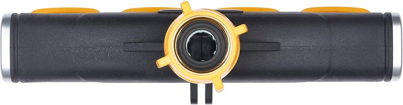Melnor 65135AMZ 4 Way Lever Flow Through Valve Connector Bundle, Yellow, Black - Image 4