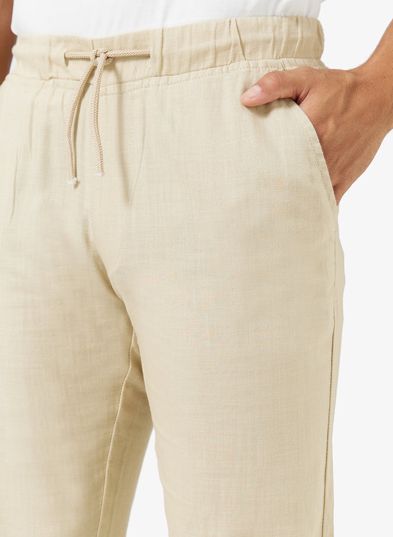 سفنتي فايف بنطلون كتان بقصة مريحة - Image 4