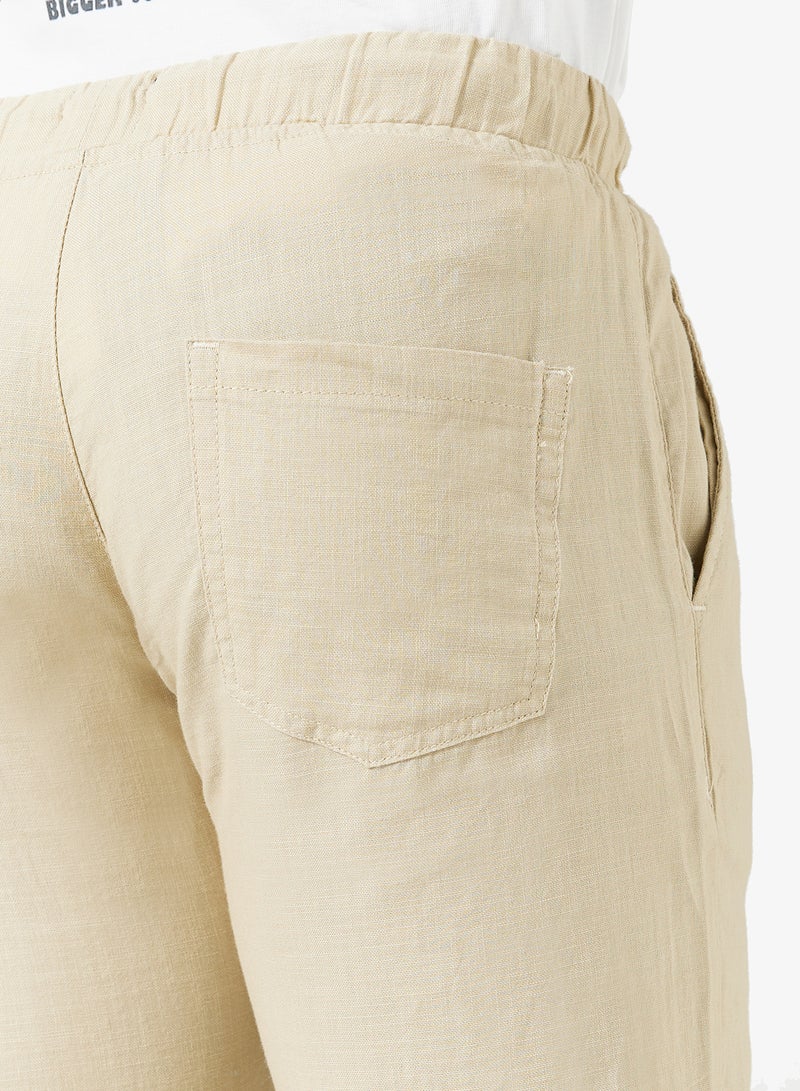 سفنتي فايف بنطلون كتان بقصة مريحة - Image 5