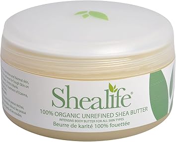 Shealife 150 Grams Organic Unrefined Shea Butter for Conditioning Sensitive and Dry Skin Baby Skin Salve Treatment of Eczema Psoriasis and Damaged Skin Supplied Direct by Shea Life Skincare 150g 529 oz - Image 1
