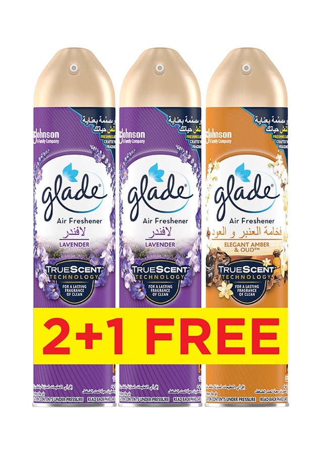 Glade Air Freshener New Easier Spray 3 x 300ml  - Image 1