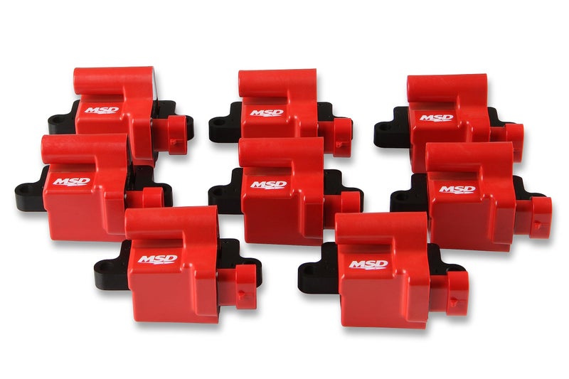 MSD 82648 Ignition Coil Blaster LS Series, Red, 8-Pack - Image 2