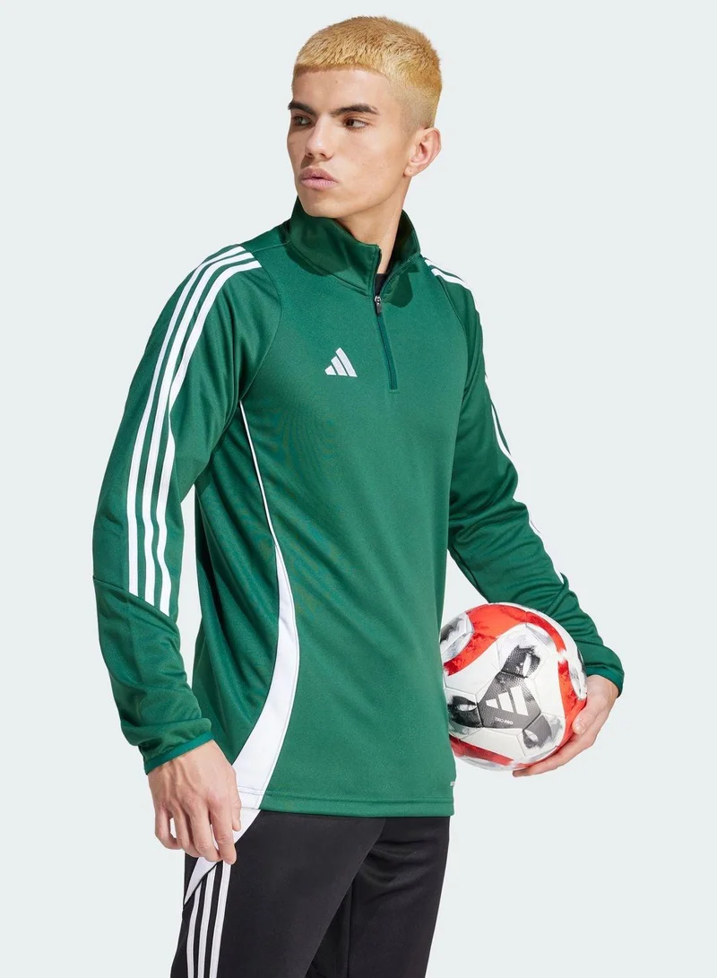 Adidas DRKGRN/WHITE Tiro24 Training Top for Men | Best Price UAE