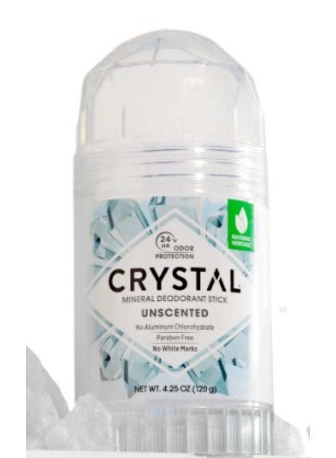 CRYSTAL ESSENCE عصا (30003)، بدون رائحة، 4.25 أونصة، بيضاء - Image 1