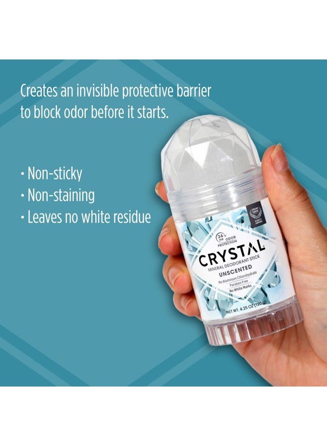 CRYSTAL ESSENCE عصا (30003)، بدون رائحة، 4.25 أونصة، بيضاء - Image 3