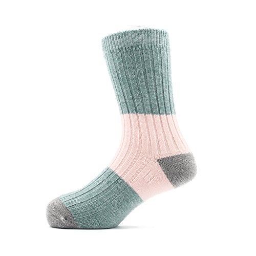 HowJoJo Big Girls Wool Socks Kids Crew Seamless Winter Warm Thermal Socks 6 Pack 6 Pack 8-10 Years - Image 3