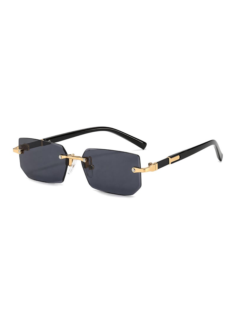 Retro Personalized Frameless Fashion Trend UV Protection Sunglasses Unisex - Image 2