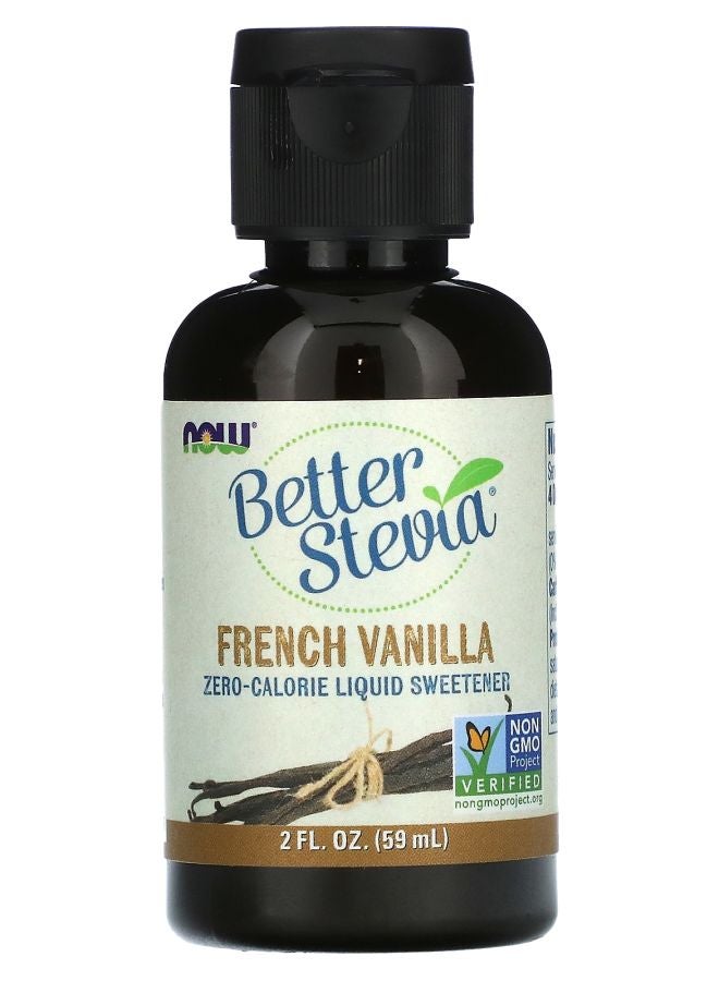 now Better Stevia Zero-Calorie Liquid Sweetener French Vanilla 2 fl oz (59 ml)
