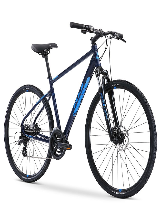 Fuji Traverse 1.5 Bike | 23 Inch Wheel Size | 21 Speed | Blue Color - Image 1