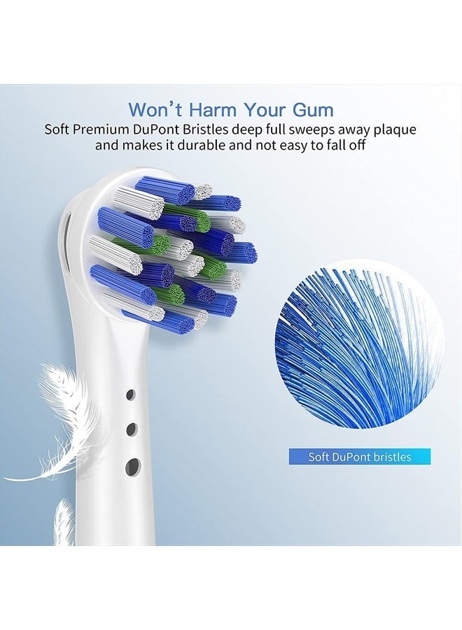 TINGOX Replacement Toothbrush Heads for Oral B Braun, 12 Pack Professional Electric Toothbrush Heads, Precision Clean Brush Heads Refill Compatible with Oral-B 7000/Pro 1000/9600/ 5000/3000/8000 (12pack) - Image 4