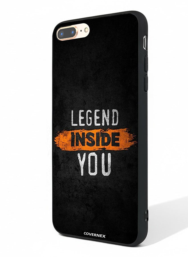 Covernex Apple iPhone 8 Plus Protective Case Cover Printed Featuring Legend Inside You - Image 1