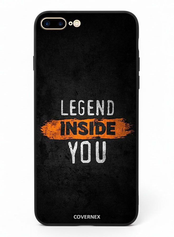 Covernex Apple iPhone 8 Plus Protective Case Cover Printed Featuring Legend Inside You - Image 2