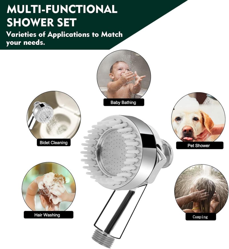 Suicune 360 Rotating Sink Faucet Hose Shower Sprayer Attachment for Hair Washing Pet Shower Water Saving Bathroom Bathtub Kitchen Faucet Utility Laundry Tub - Image 2