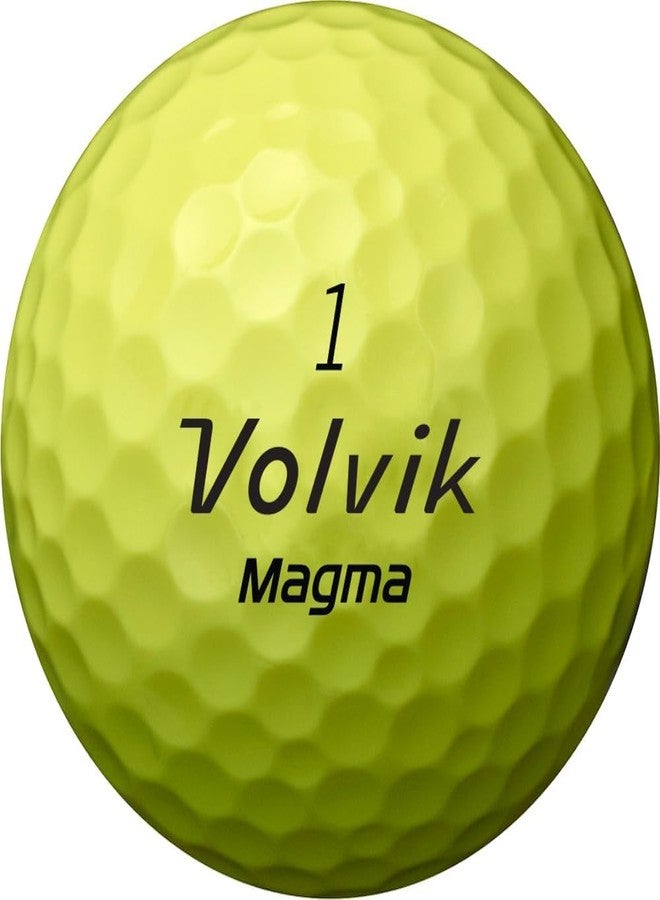 Volvik Magma Yellow Golf Balls (One Dozen) - Image 2