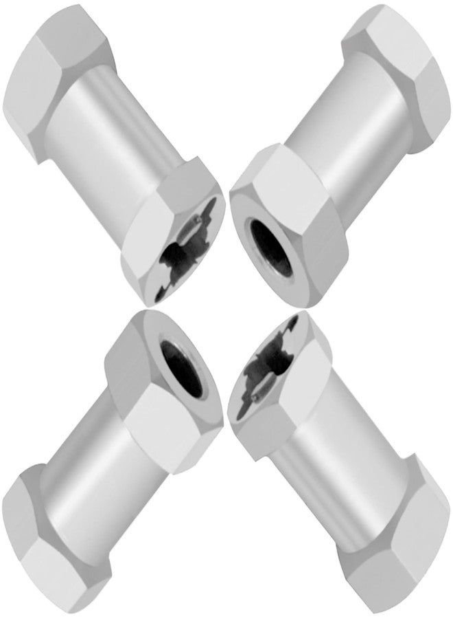 Vgoohobby Alloy 12mm Wheel Hex Hub 15mm/20mm/25mm Offset Extension Drive Adapter Compatible with Axial SCX10 Wraith Gen7 Gen8 D90 Jeep Wrangler 1/10 RC Crawler (25mm) - Image 2