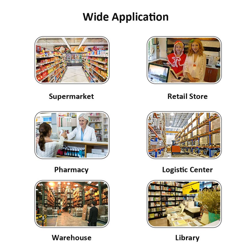 JR650 Wired Barcode Scanner Handheld Wechat Scanner Reader for Mobile Payment Computer Screen Supermarket Retail Store Warehouse - Image 3