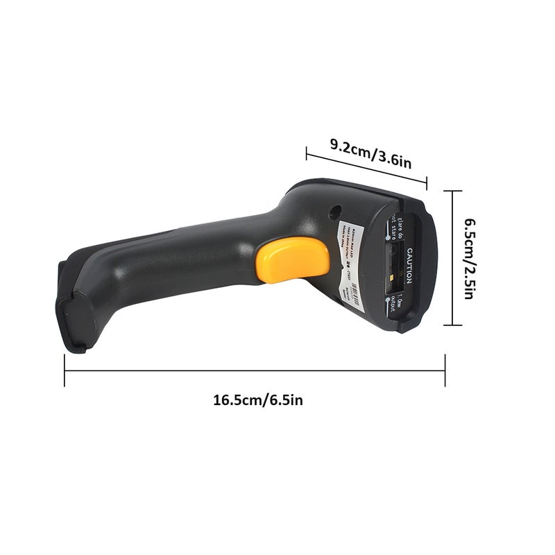 JR650 Wired Barcode Scanner Handheld Wechat Scanner Reader for Mobile Payment Computer Screen Supermarket Retail Store Warehouse - Image 2