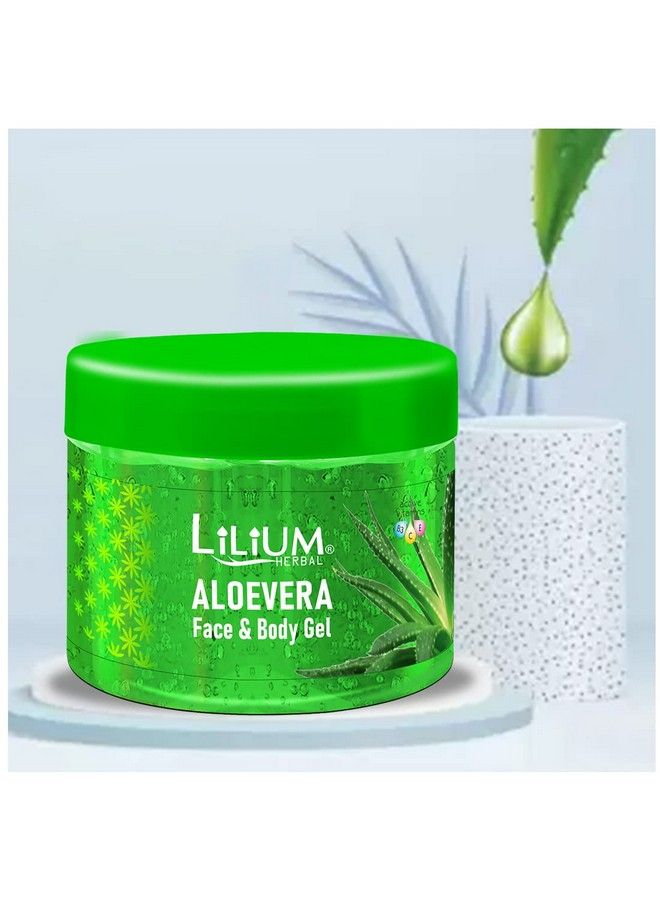 LILIUM Herbal Pure Aloevera Skin Gel Natural Care For Healthy Glowing & Refreshing Skin 500G - Image 1