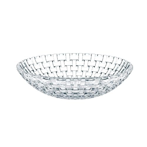 Nachtmann Bossa Nova Collection Crystal Bowl | 11 Inch Glass Serving Bowl for Salads, Fruit, and Home Décor | Made of Clear Crystal Glass | Dishwasher Safe - Image 1