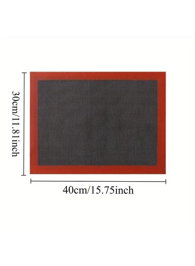 11.81x15.75 Inch Perforated Silicone Baking Mat Reusable For Oven Pastry Cookies Bread - Image 1