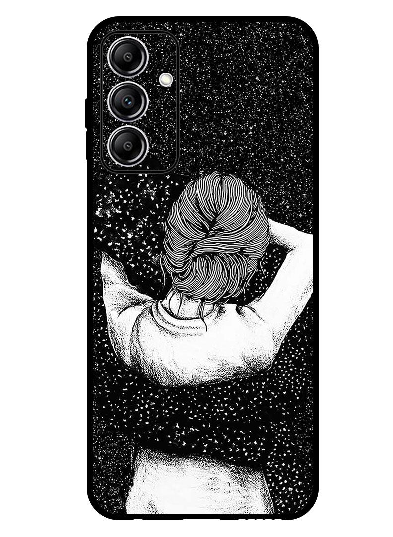 Theodor Protective Case Anti Scratch Shock Proof Bumper Cover For Samsung Galaxy A35 Night Imagination Of Girl - Image 1