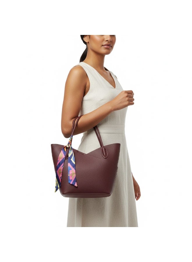 Women's shoulder bag + inner bag with a modern classic design – practical and suitable for all looks - Image 1