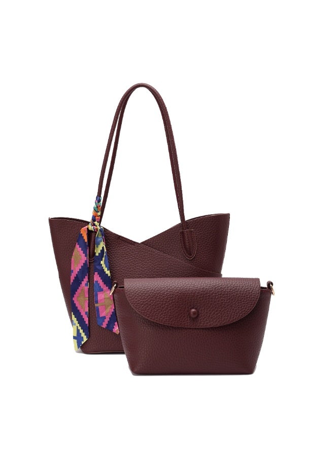 Women's shoulder bag + inner bag with a modern classic design – practical and suitable for all looks - Image 4