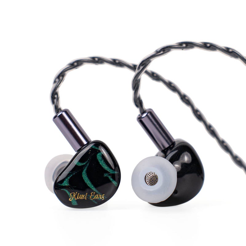 Linsoul Kiwi Ears Cadenza 10mm Beryllium Dynamic Driver IEM 3D Printed with Detachable Interchangeable Plug 0.78 2pin 3.5mm IEM Cable for Musician Audiophile (Green) - Image 1