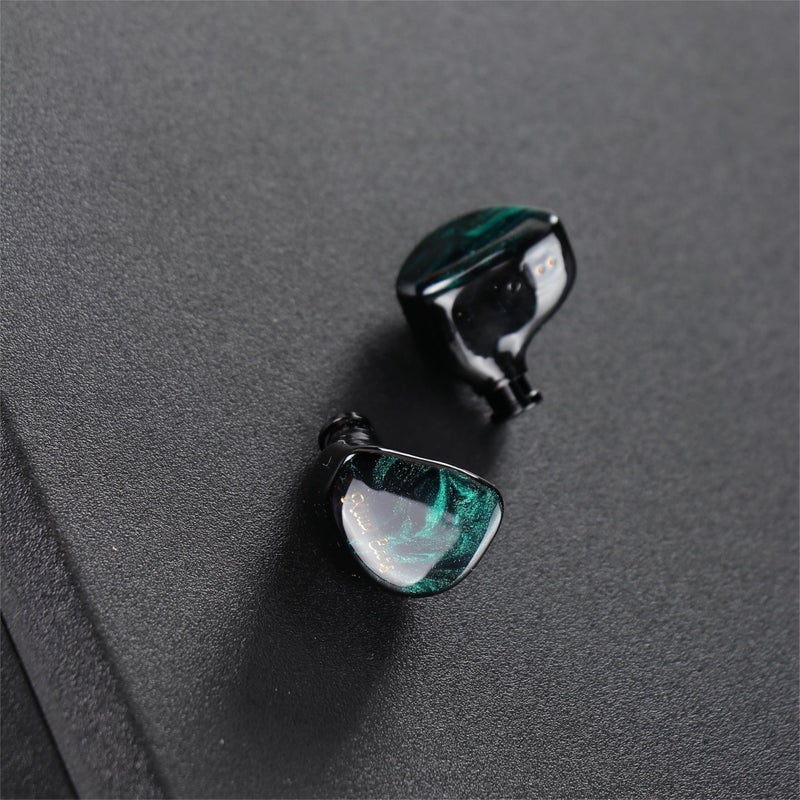 Linsoul Kiwi Ears Cadenza 10mm Beryllium Dynamic Driver IEM 3D Printed with Detachable Interchangeable Plug 0.78 2pin 3.5mm IEM Cable for Musician Audiophile (Green) - Image 5