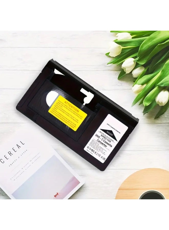 Classic Old Cassette Video Tape Converter VHS tape type converts to VHS-C tapes. This tape converter only works on old VCRs. The product is battery operated and batteries are not included. This prod - Image 3