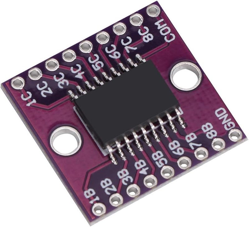 FTVOGUE ULN2803A Module 2Pcs Darlington Transistor Array Driver Board High Current Voltage Driver High Voltage Output Power Supply Module with 500mA 50V 8 Channel for Relay Lamp LED - Image 5