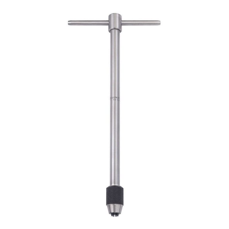 Starrett THandle Tap Wrench  Ideal for Holding Taps Drills Reamers and Small Tools  732716 Capacity Tap Size 10 Body Length 53214 Square Shank  93E