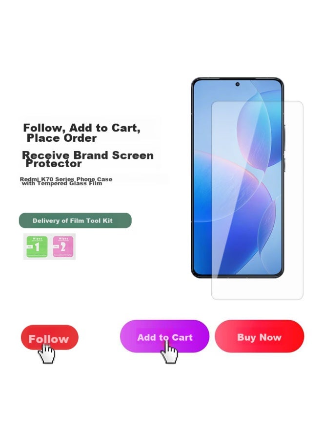 Shangsu, Suitable For Redmi K70E Phone Case, Redmi K70E Protective Cover, Shockproof, Full Lens Protection, Soft Shell, Simple Luxury, Lambskin Silicone Outer Case, For Women And Men, Leather Case, Gray - Image 2