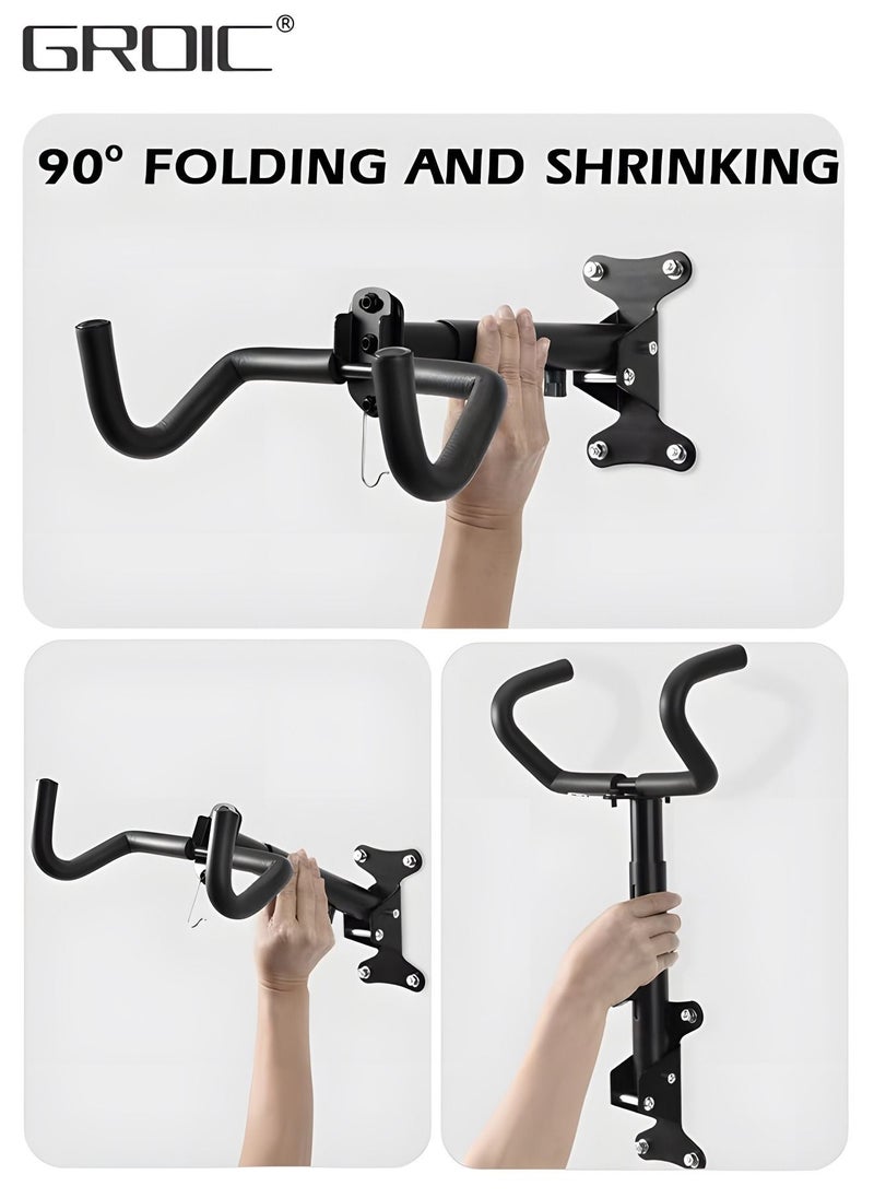 GROIC Bike Wall Mount Hanger,Horizontal Bicycle Indoor Storage Rack,Cycling Wall Mounted Holder Hook ,Bicycle Wall Rack,Bike Rack  - Image 4