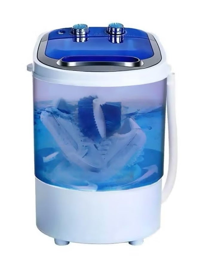 Nova NW-552SW Portable Shoes Washer with Spinner, 2.5KG Mini Washing Machine for Shoes, Sneakers & Sports Footwear, 160W Powerful Motor, Durable Plastic Body, Compact Space-Saving Design, Blue - Image 1
