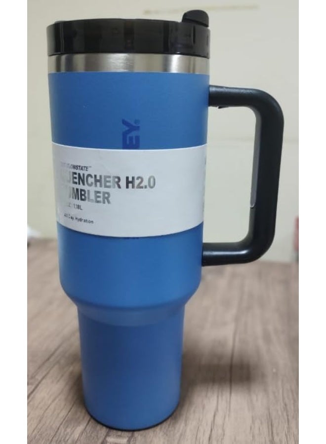 Stanley Quencher H2.0 Tumbler with Handle & Straw 40 oz | Twist On 3-Way Lid | Cupholder Compatible for Travel | Insulated Stainless Steel Cup | BPA-Free | Hydrangea - Image 1