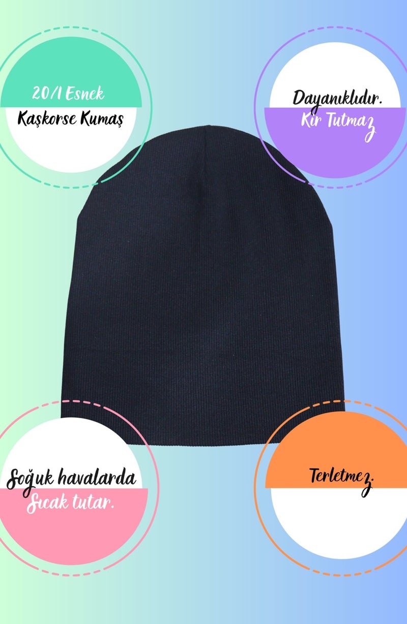 Fuddy Moda Unisex Hit Me Hard And Soft Written Folded Beanie, Billie Eilish Printed Outdoor Winter Hat - Image 2