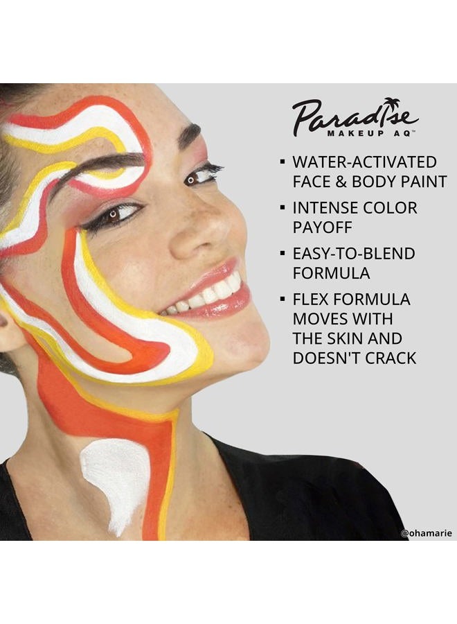 mehron Makeup Paradise Makeup AQ Refill Size | Stage & Screen, Face & Body Painting, Beauty, Cosplay, and Halloween | Water Activated Face Paint, Body Paint .25 oz (7 ml) (Teal) - Image 4