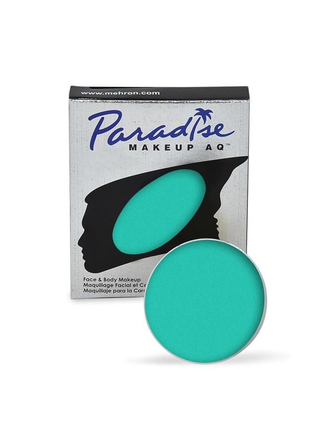 mehron Makeup Paradise Makeup AQ Refill Size | Stage & Screen, Face & Body Painting, Beauty, Cosplay, and Halloween | Water Activated Face Paint, Body Paint .25 oz (7 ml) (Teal) - Image 1
