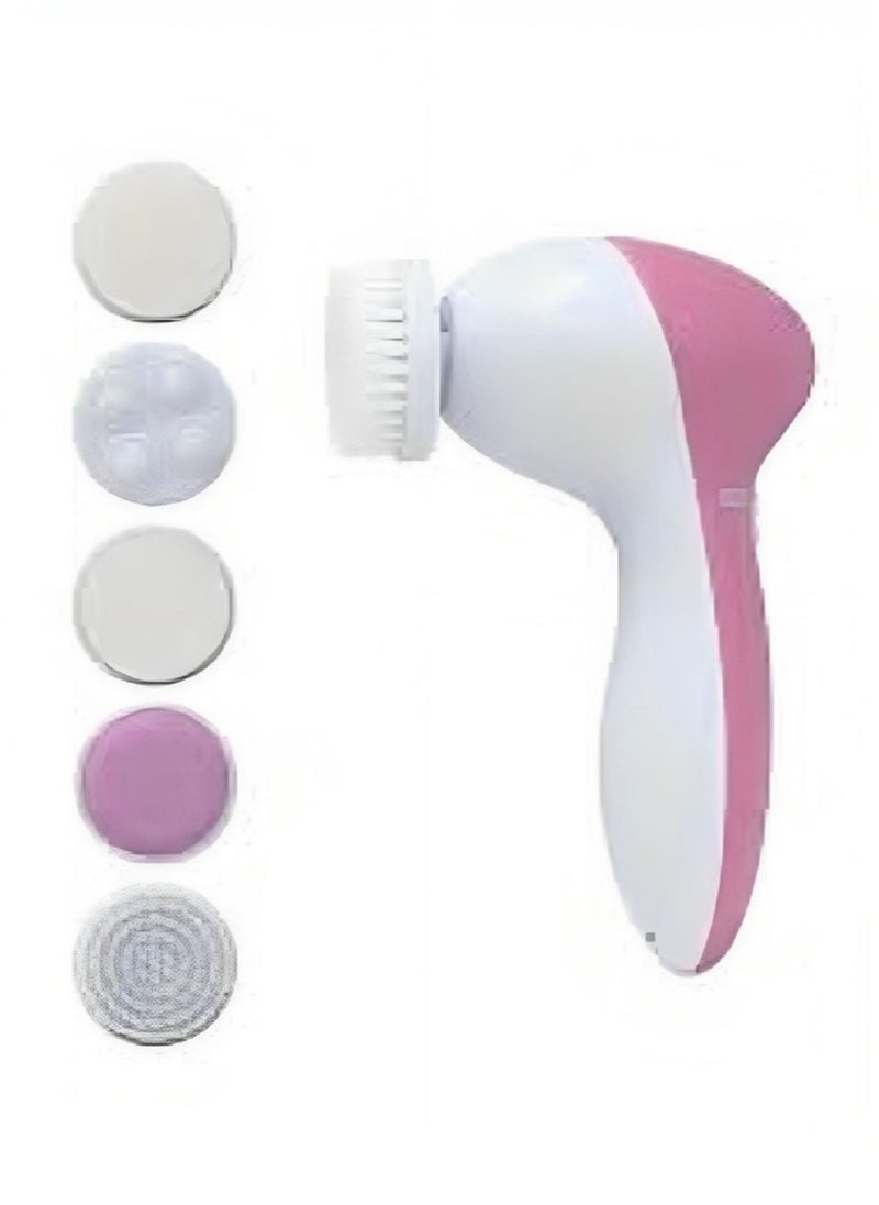 Generic - Rotating Facial Cleansing Brush Set with Exfoliating and Facial Cleansing Heads for Women - Image 1